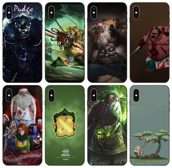 

[tongtrade] pudge - dota painted case for apple iphone 11 pro max x xs 8p 7p 6p samsung s2 s3 s4 s5 mini honor 5x 6x 7x htc u11 plus case