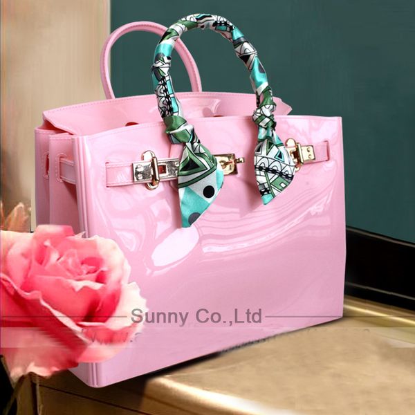 

classic women bag designer purse bolsa female summer beach bags jelly bag sweet japan style handbags tote bag