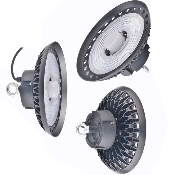 ETL 5 anos de garantia UFO LED High Bay luzes com iluminação armazém Motion Sensor 100W 150W 200W 240W LED industrial luzes LED