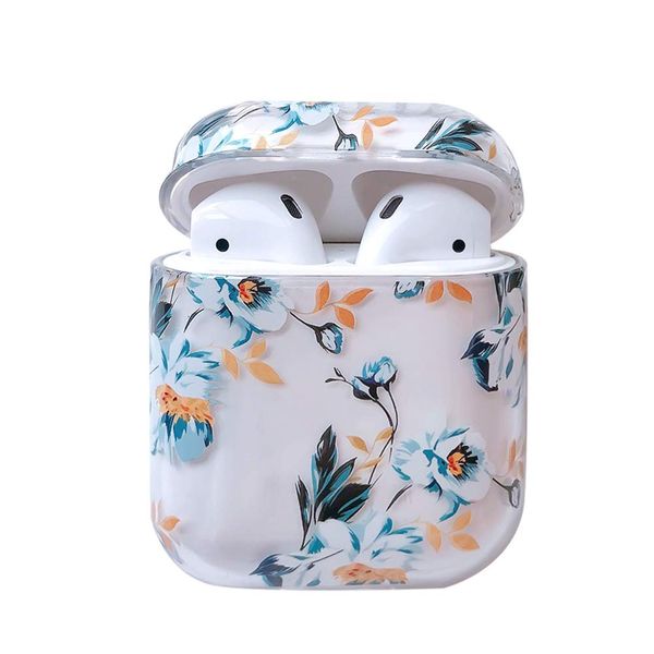 

airpod 2 cases girls cute clear smooth pc shockproof no dust cover girly case for airpods 2 transparent