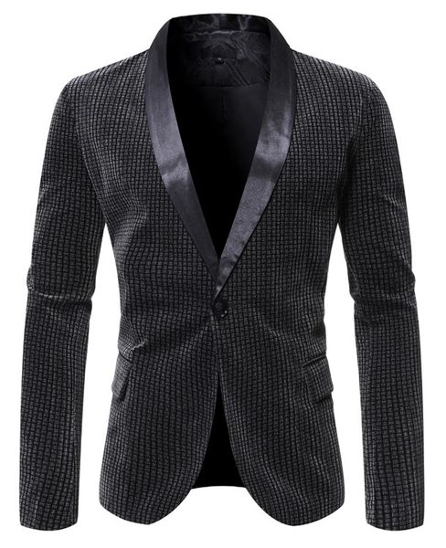 

monerffi 2020 spring fashion business men's blazer men casual suit long sleeve jackets men formal blazer coat, White;black