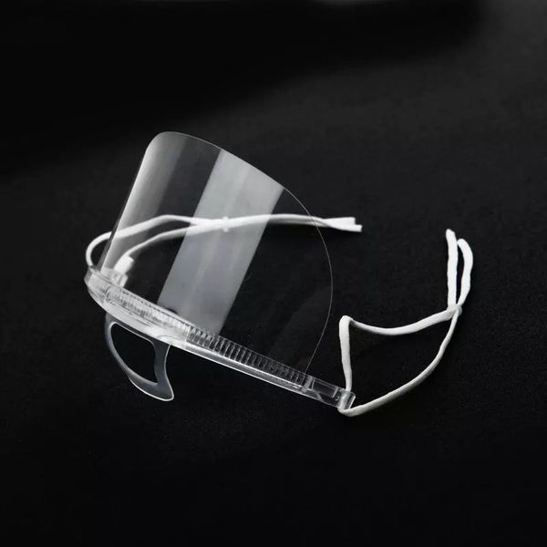 

5pcs plastic transparent environmental mouth mask for restaurant microblading accessories tattoo tools permanent makeup supplies