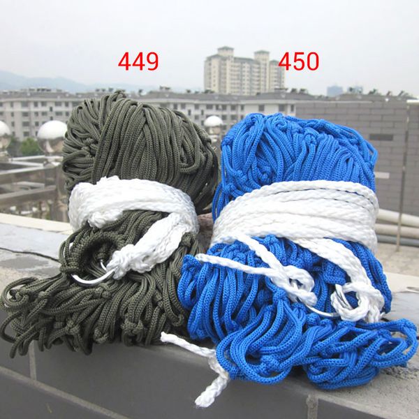 

outdoor 9-strand nylon rope hammock indoor mesh hammock portable simple swing chair