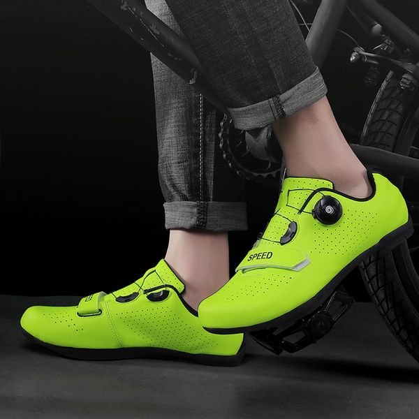 

2020 new cycling shoes breathable waterproof mountain bike sneakers fashion self-locking shoes mtb women men casual scarpe donna, Black