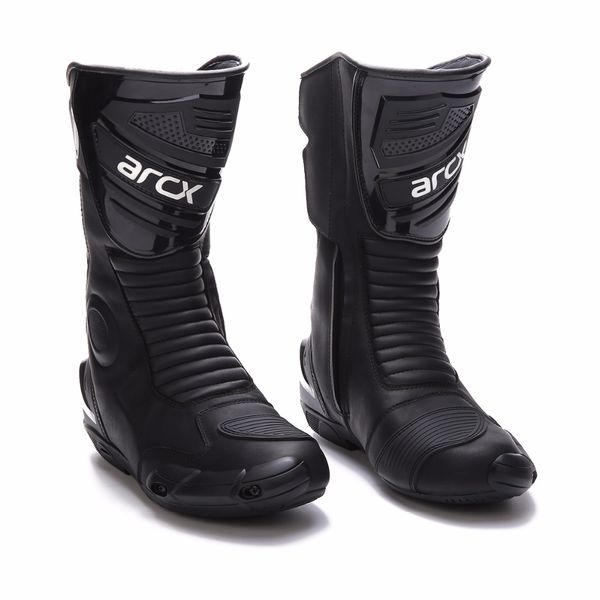 

arcx motorcycle boots genuine cow leather racing boots l60582