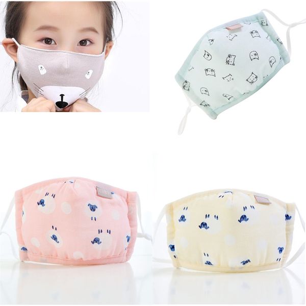 

mascarillas 3м малышей маски для детей мультфильм маски рм2.5 анти-дымка пыленепроницаемый защитная маска