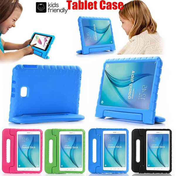 

kids eva foam shockproof handle stand case cover for ipad 234 air 2 pro 9.7 10.5 inch child friendly tablet coque