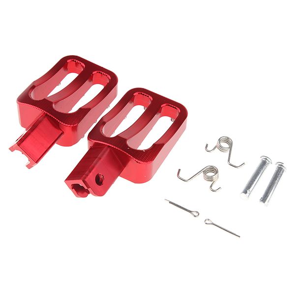 

2pcs cnc гонки подножки подножки для pit bike xr50 crf50 xr sdg ssr red