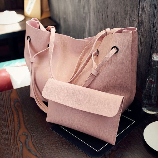 

women pu leather shoulder messenger bag tote purse handbag crossbody satchel hot