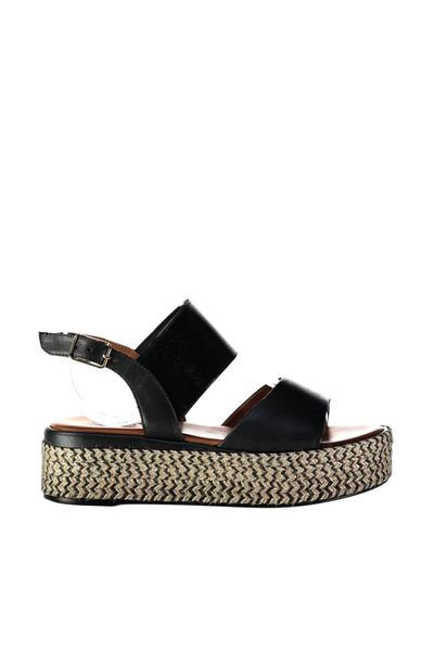 

pearl black women 's sandals 120130005466