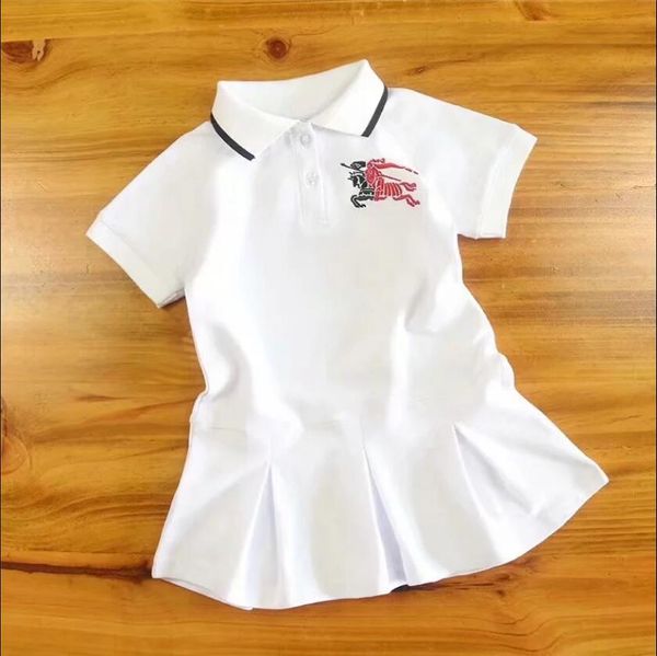 

2019 summer new cotton children's skirt summer princess dress girls quality polo shirt children skirt girls dress