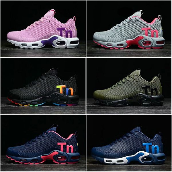 

black blue rainbow mercurial plus tn ultra se kpu running shoes for men womens sport sneakers tns trainers des chausseures designer shoes