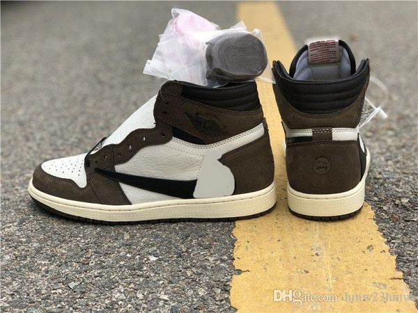 

2019 Горячие TRAVIS SCOTT х Аутентичные 1 с CACTUS JACK Мужчины Баскетбол обувь Размер США 7-13 с коробкой