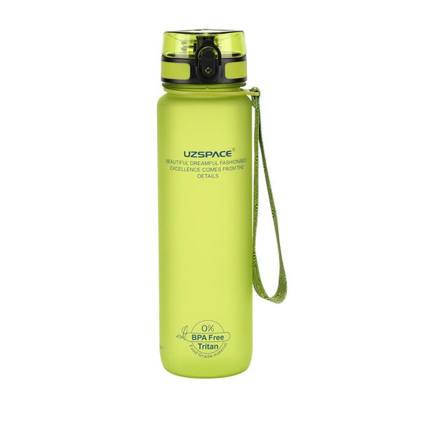 

1000ml sports bottle without bpa water cycling bottle protein shaker scrub portable space sports bike travel riding hiking