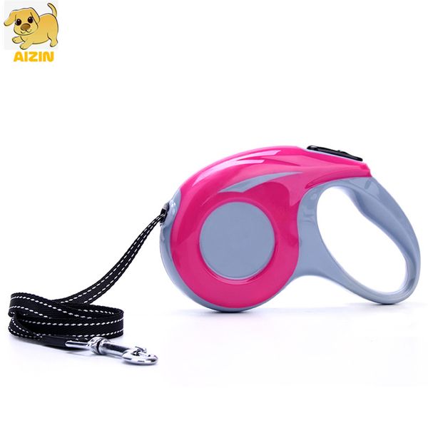 

pet dog retractable leashes automatic flexible puppy cat strong nylon rope collar leads 3m for small medium dogs pet supplier