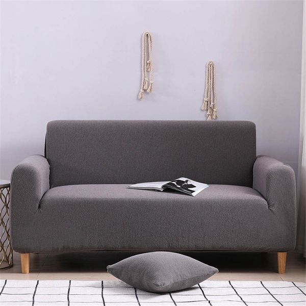 High Quality Color Corner Sofa Cover Winter Warm Deep Gray Sofa