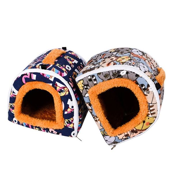 

small animal guinea pig hamster hedgehog bed house warm cage bed habitat cave