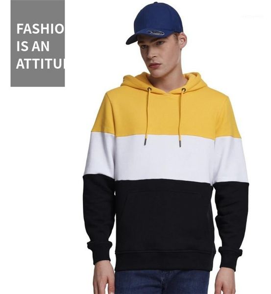 

splice color homme clothing pullover long sleeve fashion style homme clothing fashion style casual apparel mens autumn designer, Black