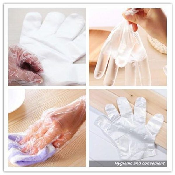 

100pcs/set food plastic gloves disposable gloves for restaurant kitchen bbq eco-friendly food glove fruit vegetable glove garden accessories