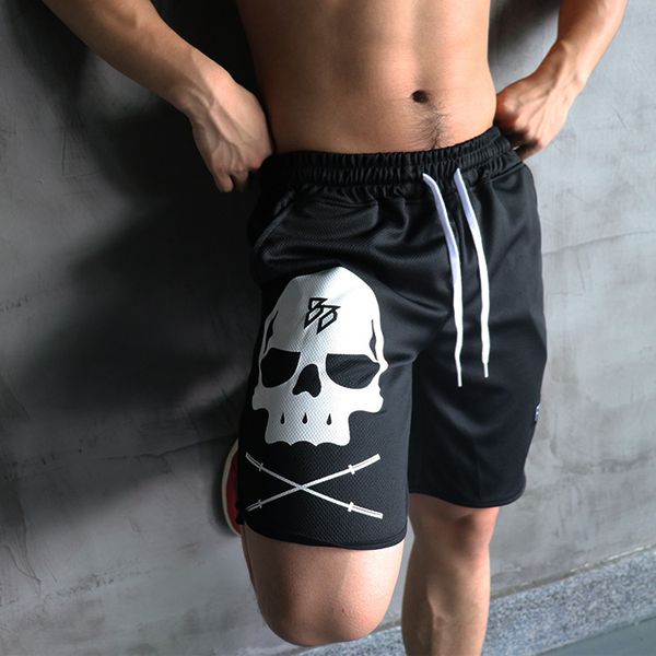 

jk running shorts men's training marathon quick-drying fitness fitness printing sports shorts with pockets plus running j, Black;blue