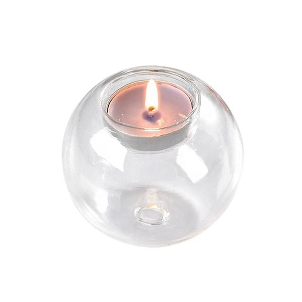 

vintage large crystal glass candle holders tealight holders centerpieces for marriage proposal wedding home decor 80mm/100mm