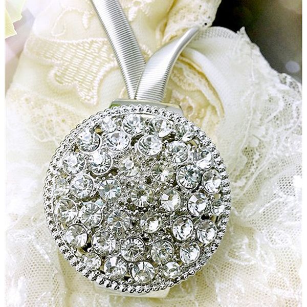 

decorative rhinestone flower magnetic curtain buckle window drapery tieback tie-back holdbacks clips string rope hanger