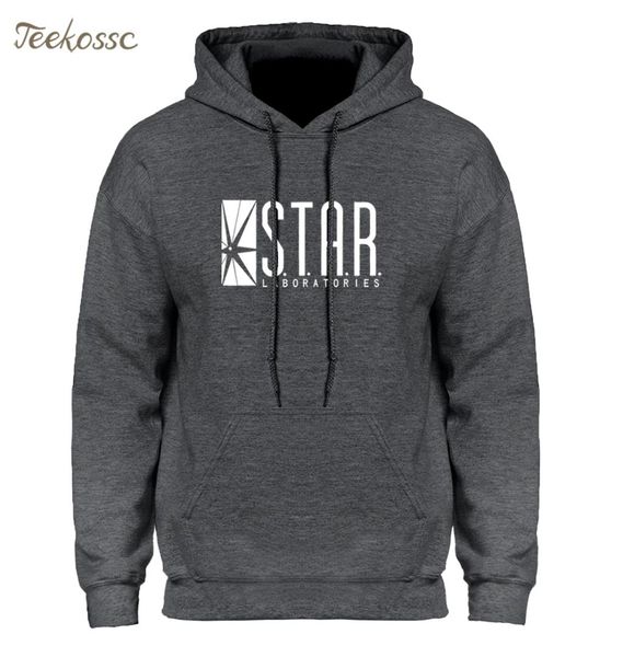 

series star s.t.a.r.labs jumper the flash gotham city comic books black hoodie hoodies sweatshirt men 2018 hooded hoody