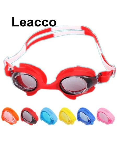 

lovely children waterproof anti-fog swimming goggles swim safety glasses kids boys girls uv protection cute eyewear water sports