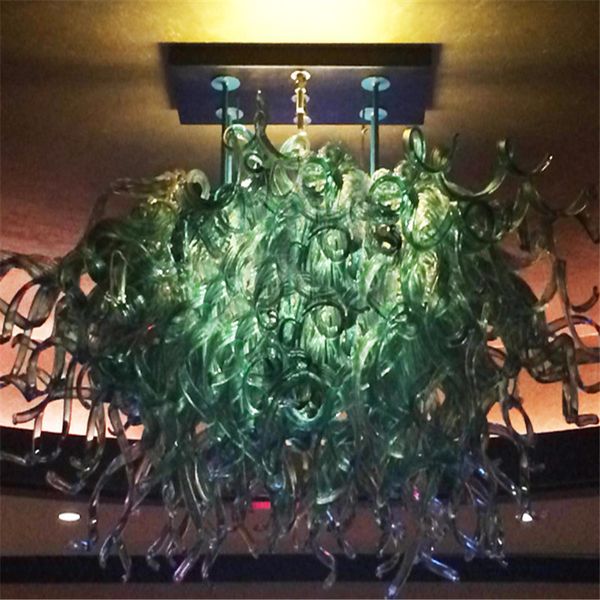 

смарт потолочная хрустальная люстра довольно цветные выдувное стекло освещение отель жилой свет подвеска простой дизайн art glass люстра