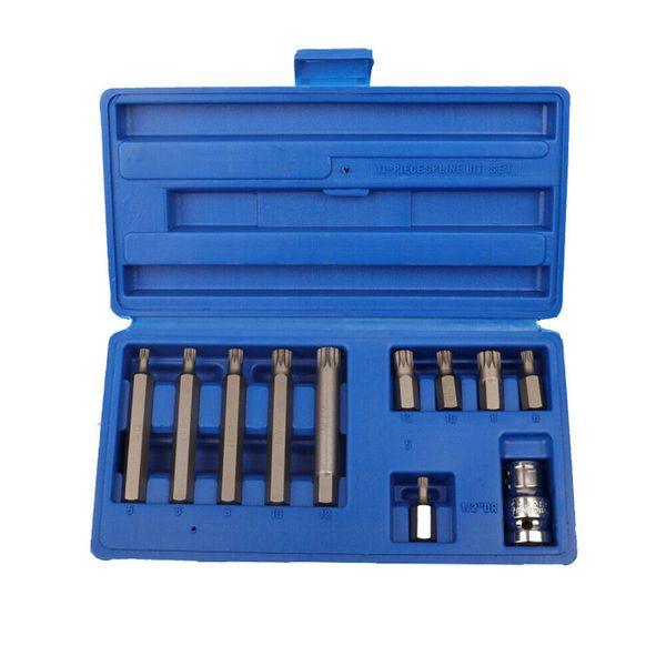 

wear resistance m type 12 point spline bit set multi-functional p8s3