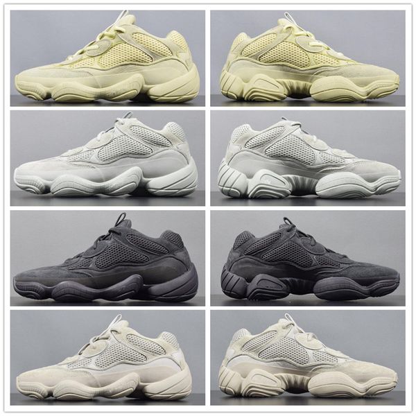 

2019 new wave 500 salt running shoes mens desert rat 500 utility black blush f36640 db2908 ee7287 kanye west designer boots sport sneaker