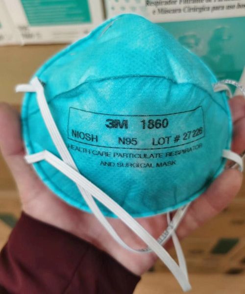 

3m 1860 n95 grey safety protective dust masks anti-pm 2.5 sanitary working respirator blue aipa