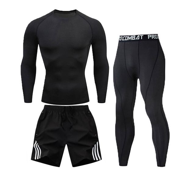 

new winter thermal underwear sets men quick dry anti-microbial stretch men's thermo underwear male warm long johns fitness, Black;white