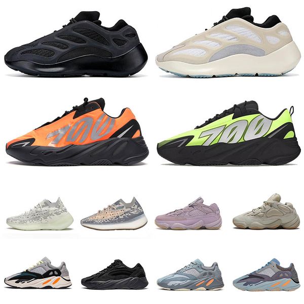 

с box kanye west mnvn 700 v3 azael alvah 380 чужеродные mist кроссовки wave runner v2 bone белый 500 тапок женщин, White;red