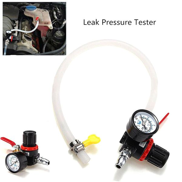 Universal Car Cooling Radiator Pressure Tester,Fuel Pressure Testers Water Tank Leak Detector Gauge Checker Tool