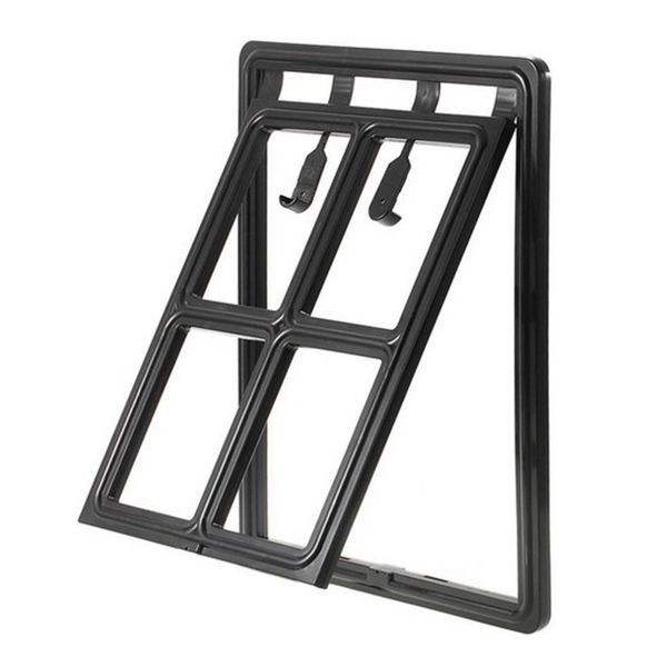 

pet dog & cat gates door lockable gate way cat dog pet door magnetic flap for screens anti-mosquito supplies