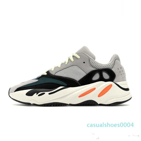 

2020 kanye 700 wave runner mauve inertia geode casual shoes men women west 700 designers shoes mens with box size 36-46 c04, Black