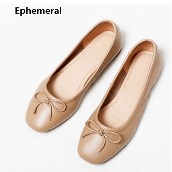

women's square toe bow-knot european american style lady microfiber big size 34-45 flat loafer shoes ballet flattie slip-ons red, Black