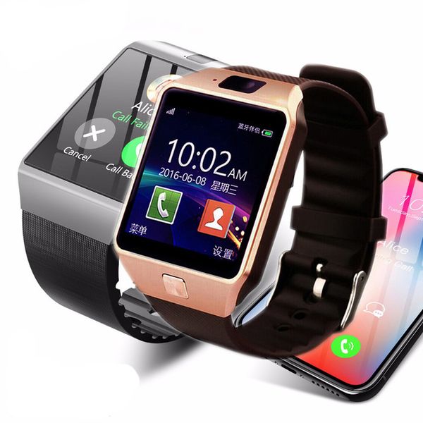 

DZ09 Smart Watch Batttery Поддержка SIM TF Карта Электроника Наручные часы Подключите Android-смар