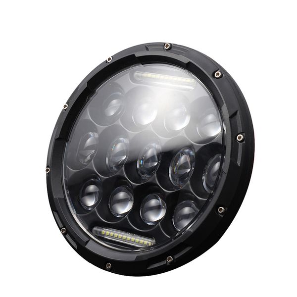 

replacement for wrangler jk tj lj cj h4/h13 7inch round led headlights turn signal light headlamp