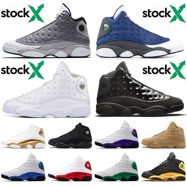 

wholesale 13 13s cap and gown island green men basketball shoes black cat atmosphere grey lucky green mens sport sneakers