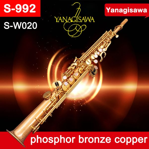 

Profe ional oprano axophone yanagi awa w020 992 bb pho phor bronze copper traight ax mu ical in trument mouthpiece box hipping