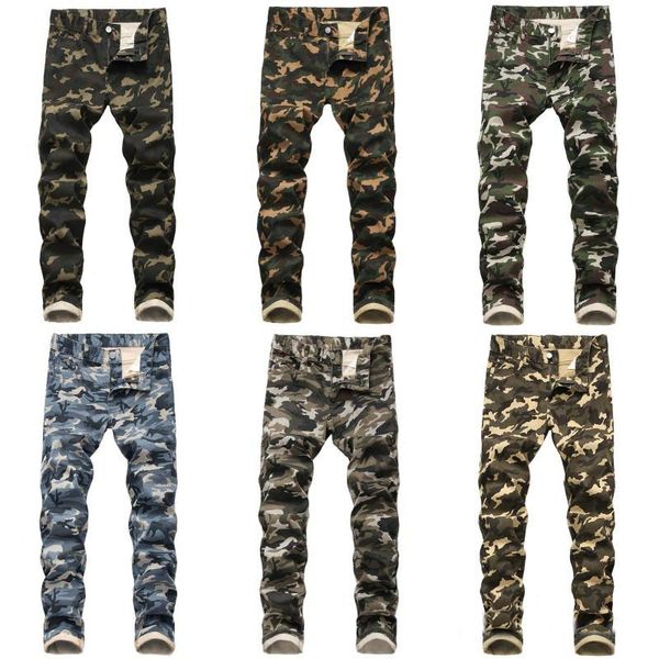 

dsquared2 мужские джинсы для мужчин и женщин с камуфляжным принтом slim fit motor biker denim for men модный дизайнер хип-хоп мужские байкер, Blue