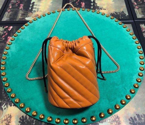 

new fashion luxury designer woman handbag cross body bags shoulder genuine leather tote bags cowhide leather bucket bags 19cm