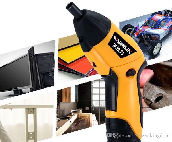 2019 2016 New 4 8V Rechargeable/Electric Screwdriver /Small Drill/Driver Cordless Sleeve Power Tools Cordless Drill Electric Drill 20170107# 2017 From