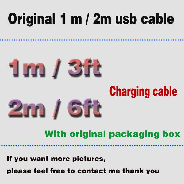 

1m 3ft 2m 6ft u b cable u b data ync charger cable with original packaging box