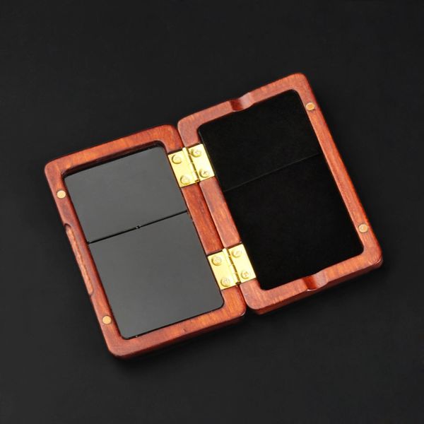 

solid wood reed case wooden holder box for tr/alto/soprano saxophone clarinet reeds, 2pcs capacity