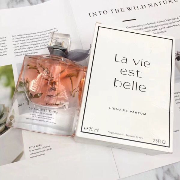 

perfumes for woman la vie est belle elegant and beautiful water spray 75ml edp express deliver by dhl