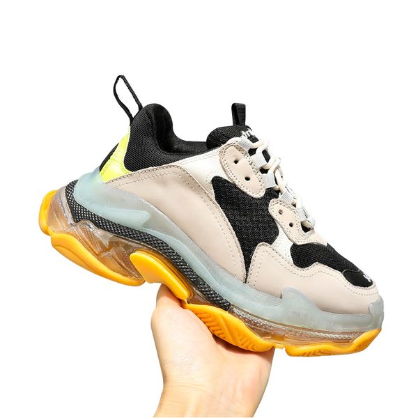 

women fashion luxury designer shoes sneakers womens running shoes triple s sneakers fashion wild casual shoes size 35-42 type4, Black