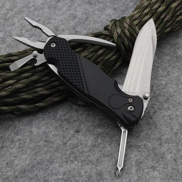 

multifunctional folding pliers combination hand tool knife tools camping outdoor survival edc pliers screwdriver y200321